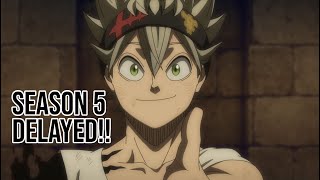 NEW Update on Black Clover Season 5 Release Date [upl. by Stoat574]