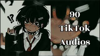 90 tiktok audios for your fake scenarios 💭💕🌌 [upl. by Odnanref]