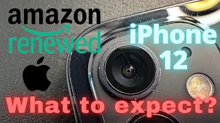 Amazon Renewed iPhone 12  Excellent condition What to expect [upl. by Attesor]