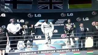 F1 hungarian Grand Prix 2013 podium [upl. by Zampino]