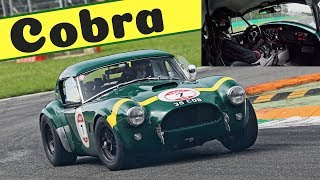 AC Shelby Cobra 289  OnBoard Camera Action at Monza Circuit  Modena Cento Ore Classic 2018 [upl. by Favian]