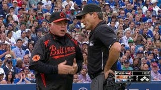 Showalter ejected for arguing strike three [upl. by Dareen996]