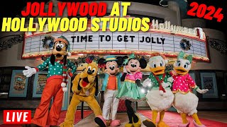 🔴Live Disney Jollywood Nights at Hollywood Studios for all things Christmas party 1192024 [upl. by Ynnavoeg70]