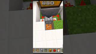 Automatic trash bin 👍🏻 Minecraft shorts [upl. by Ainit]