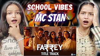 Farrey  Title Track  Alizeh Prasanna Sahil Zeyn  MC Stan  Reactions Hut [upl. by Donaghue775]