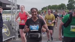 Highlights from the 2024 Scottish Half Marathon [upl. by Mariande687]