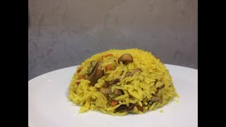 Asla lapa olmayan pilav  Zerdeçallı ve Sebzeli Basmati pilav 🍚 [upl. by Nahshu]