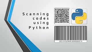 Scan QR codes and barcodes with Python [upl. by Kcirddor]