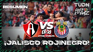 Resumen y goles  Atlas 1321 Chivas  Grita México C22  4tos  TUDN [upl. by Arihday]