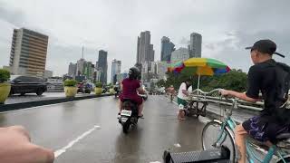 Bagyong Carina  The day after Carina hit Mero Manila  Manila to BGC Bike Touring  4K [upl. by Nolyar778]