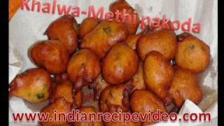 Khalwa Kela Methi na Bhajiya or Methi Pakora [upl. by Adalard]