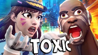 The MOST TOXIC Overwatch Competitive Players [upl. by Anahsahs]