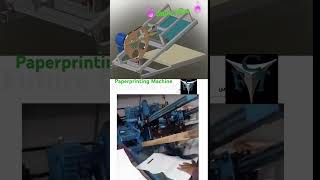 Paperbeg  Printing  mechanism😱😱🔥🔥😱 solidwork futurecadtech automobile shortsvideos viralvideo [upl. by Bronnie]