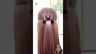 Butterfly hairstyle hairstyle hair hairstyles hairtutorial ponytail style [upl. by Areema889]