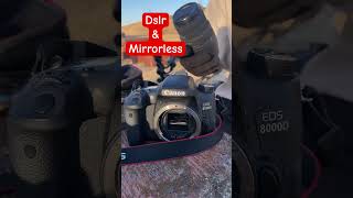 Kamera DSLR vs MIRRORLESS dslr mirorrles shorts [upl. by Adriene]