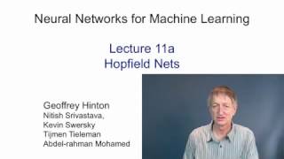 Lecture 1116  Hopfield nets and Boltzmann machines [upl. by Rehtae]