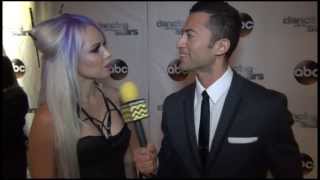 Dancing with the Stars  SingerSongwriter KERLI AfterBuzz TV Interview November 18th 2013 [upl. by Ennavoj]