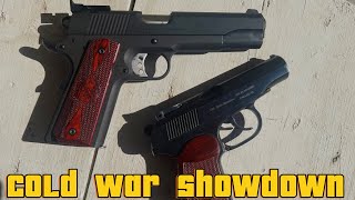 Cold War Era Service Pistols A Quick Look At The Makarov Vs 1911 Rivalry [upl. by Rafat]