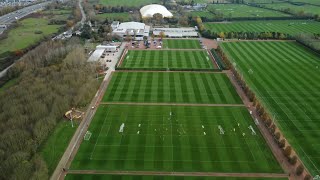 Arsenal amp Watford’s Football Training Centre in Shenley with Players Training [upl. by Liatris]