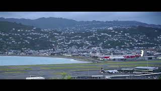 231127 Lyall Bay Wellington Airport Brooklyn wind turbine Lyall Bay Surf Cam Live [upl. by Massey]