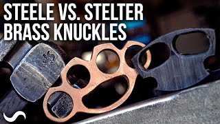 MAKING BRASS KNUCKLES STEELE Vs STELTER [upl. by Karia]