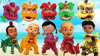 SERU UPIN IPIN dan SAHABAT ADIT SOPO JARWO BERUBAH MENJADI BARONGSAI WARNA WARNI Ep8 [upl. by Dickerson]