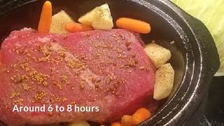 Slow Cooker Guinness Corned Beef [upl. by Anitak]