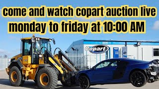 Copart Auto AuctionLive Stream [upl. by Ydnamron519]