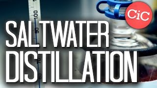 Saltwater Distillation  Purify Liquid Reagents [upl. by Edana]