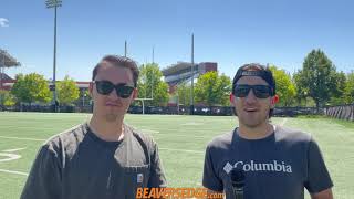 BeaversEdge Breaks Down Pac 12 News amp Oregon State Fall Camp Day 2 [upl. by Tunk]