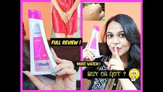 V WASH Feminine Hygiene Wash HONEST REVIEW Hindi How to useखुजलीजलन और संक्रमण से बचाये वी वाश [upl. by Nairadal]