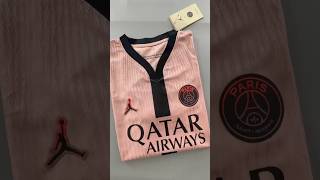 football 20242025 PSG Away Pink Player Version Soccer Jersey soccer jersey [upl. by Lemaj]