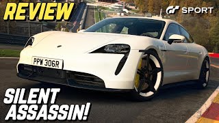 GT SPORT  Porsche Taycan Turbo S REVIEW [upl. by Minnaminnie]