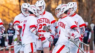 BU vs Vermont Lacrosse Highlights  2024 College Lacrosse [upl. by Yelkreb]