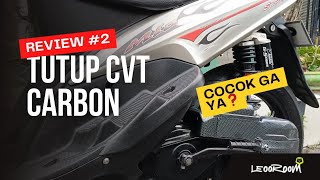 REVIEW  Pasang Tutup CVT Carbon Mio 5TL [upl. by Iruy538]