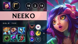 Neeko Top vs Kennen Rampage  KR Grandmaster Patch 1417 [upl. by Amoreta150]