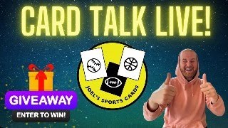 1122024 Card Talk Live with Joels Sports Cards Free Giveaway Stay to the End to Enter [upl. by Aleil647]