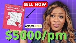 Step by Step Tutorial  Make Valentine Word Search Puzzles that REALLY Sell on Amazon KDP 5000pm [upl. by Tronna]