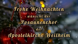 Posaunenchor der Apostelkirche  Musikalischer Adventskalender 2024 [upl. by Kovacev502]