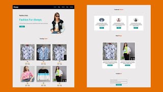 Responsive Ecommerce Website Using HTML CSS and JavaScript in Hindi  Ecommerce Website HTML CSS [upl. by Duffie]