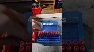 reloading ASMR 410 slugs asmr fyp reloading satisfying soothingrelaxation foryou [upl. by Idissak]