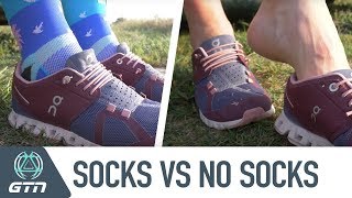 Socks Vs No Socks  What To Wear For Triathlon [upl. by Ivetts]