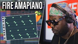 I MADE A BEAUTIFUL AMAPIANO BEAT FROM SCRATCH FL Studio Beginners Tutorial 2022 [upl. by Phebe341]