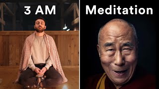 I Tried the Dalai Lamas strict Daily Routine – ep 6 [upl. by Sirapal643]