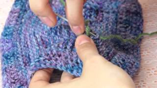 DIY Repairing a Knit Blanket  Knitting Tips amp Lessons [upl. by Annohs]