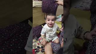 Shivanya ki masti🥳 kaushalvibe baby child cute fun smile daughter viralvideo trends fame [upl. by Neemsay42]