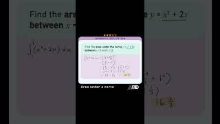 Use DEFINITE INTEGRATION to find the AREA UNDER A CURVE [upl. by Ntsuj]