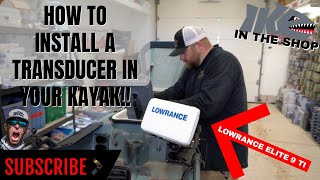 How To Install a Transducer in Your HOBIE KAYAK [upl. by Tomasine862]