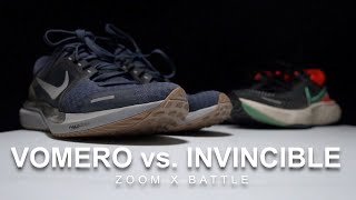 Zoom X Invincible vs Vomero 16 [upl. by Atinihc407]