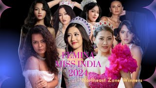 Femina Miss India 2024 Northeast Zone Winners feminamissindia [upl. by Ekaj274]